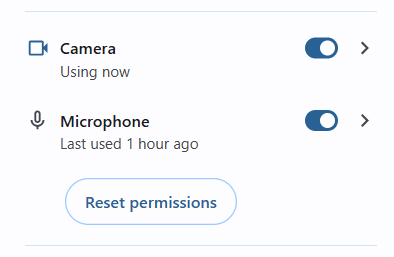 Step 3: Enable Webcam & Microphone